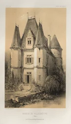 ...pl. 70, Dwór Villechétive Nièvre, 1860.