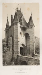 ...pl. 95, Porte de Villeneuve-Le-Roi Yonne, 1860.