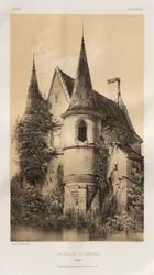 ...pl. 98, Dwór Ansac Corrèze, 1860.