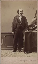 Portret skrzypka i kompozytora Moritza Kässmayera 1831-1884, ok. 1865.