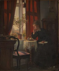 Helga Johansen, siostra artysty