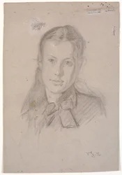 Portret Marthy Møller (m. Viggo Johansen 1880)