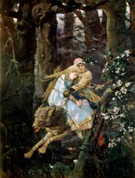 Carewicz Iwan na szarym wilku, 1889