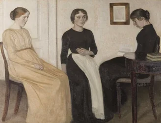Trzy młode kobiety, 1888.