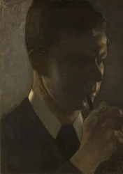 Portret Svenda Hammershøi, brata artysty
