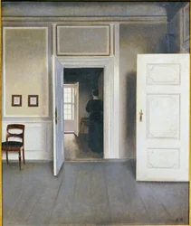 Kobieta we wnętrzu, Strandgrade 30, 1901