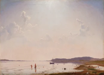 Widok na fiord Roskilde w pobliżu Frederikssund, Zelandia