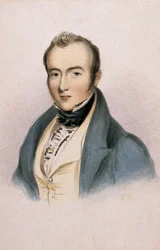 Późny Sir WH MacNaughton, służba polityczna, c.1841 (kolor lito)