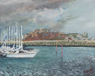 Howth, Irlandia, 2001, (akryl na płótnie)