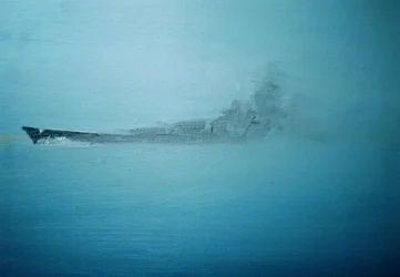 Scharnhorst w porannej mgle Channel Dash 1942, 2014