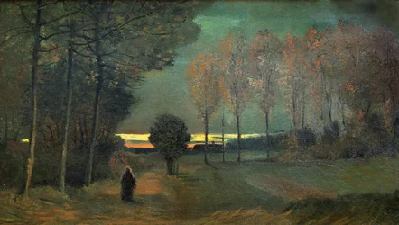 Jesienny krajobraz wieczorem, 1884.
