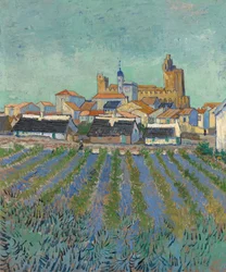Widok Saintes-Maries-de-la-Mer, 1888.