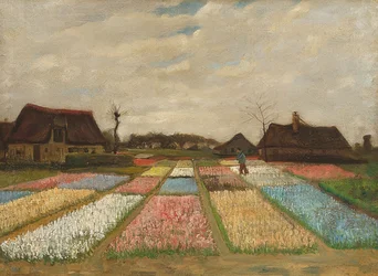 Klomby kwiatowe w Holandii. Około 1883