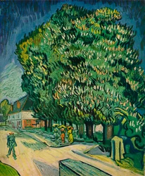 Kwitnące kasztany, 1890