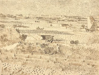 Żniwa - Równina La Crau, 1888