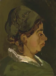 Głowa wieśniaczki: Prawy profil, 1884