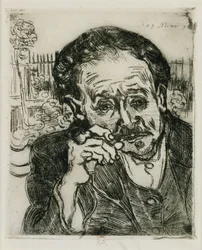 Mężczyzna z fajką: Portret doktora Gacheta; Mężczyzna z fajką: Portret doktora Gacheta, 1890