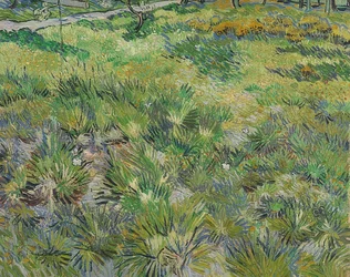 Długa trawa z motylami. 1890