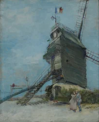 Moulin de la Galette, Montmartre, Paryż, ok. 1886-87 (olej na płótnie)