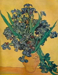 Martwa natura: irysy, 1890
