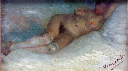 „Nu couche” (nago w pozycji leżącej) Peinture de Vincent van Gogh (1853-1890) 1887 kroller-muller Museum Otterlo, Pays-Bas