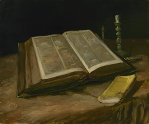 Martwa natura z Biblią