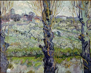 Widok na Arles. Obraz Vincenta Van Gogha (1853-1890)