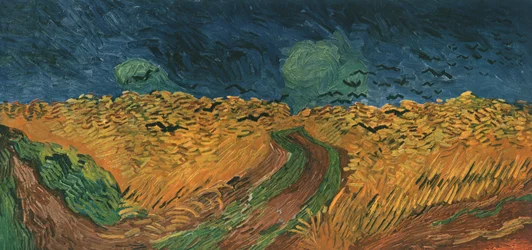 Pole pszenicy z krukami, lipiec 1890, 1947.