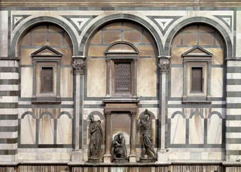 Św. Jan Chrzciciel, jego kat i Salome (fragment baptysterium florenckiego) - rzeźba 1571
