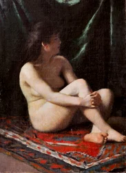 Akt, ok. 1865-68 (olej na płótnie)