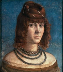 Portret kurtyzany – Vittore Carpaccio (około 1465-1525 lub 1526)