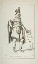 Strój cywilny obywatela francuskiego, 1794.