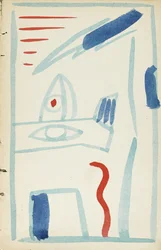 Ilustracja do mleka klaczy autorstwa Davida Burlyuka i innych, 1914