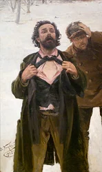 Studium do obrazu Krwawa niedziela 22 stycznia 1905, 1905.