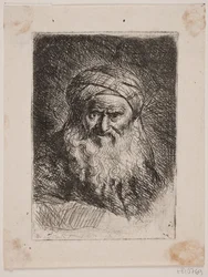 Stary człowiek w turbanie