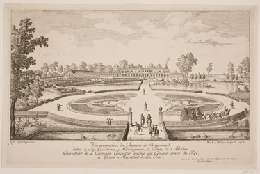 Vue perspektywa du Chateau de Bregentved