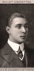 H.H, PR. Aleksander z Battenberg, 1908.