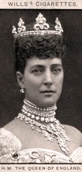 H.M. Królowa Anglii, 1908.