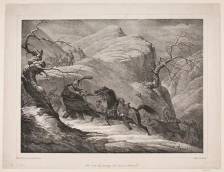 Scena z przełęczy św. Bernarda