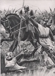 "Hold Fellow, I am Henry of Winchester you King", ilustracja z 