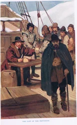 The Last of the Provision, ilustracja z „The Romance of Canada” (kolor lito)