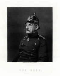 Albrecht Theodor Graf Emil von Roon, pruski żołnierz i polityk, XIX wiek.