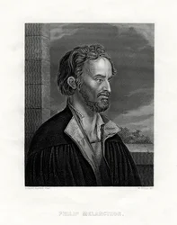 Philipp Melanchthon Niemiecki teolog i pisarz reformacji protestanckiej, XIX wiek.