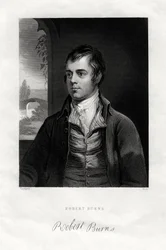 Robert Burns, szkocki poeta, XIX w.