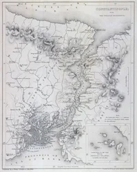 Konstantynopol i Bosfor, ok. 1850