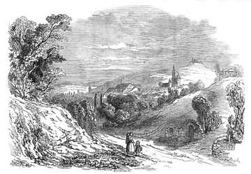 Coburg - z rysunku Jego Królewskiej Wysokości Księcia Alberta, 1845.