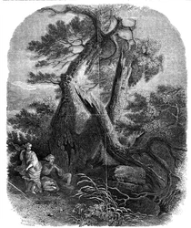 Okaz drzeworytu, Śmierć dzieci Niobe, ...1844.