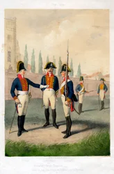 Batalion gwardii grenadierów, 1786-1806 XIX w.