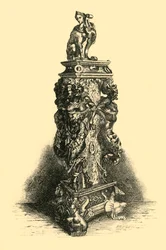 Etui na sztućce, 1881.