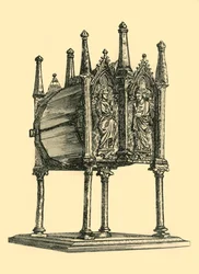 Relikwiarz, XIV w., 1881 r.